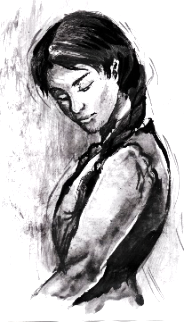 Иллюстрация к «Сказу о Чёрном Дьяволе», А. Хомякова, г. Дальнегорск.